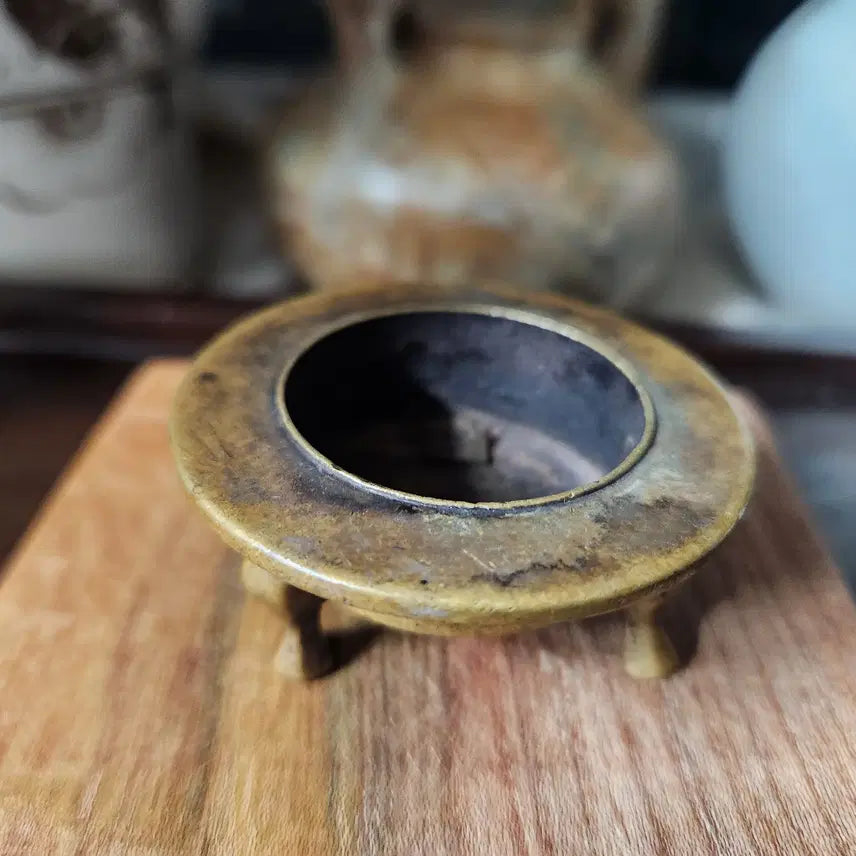 [BUNJANG] Joseon Dynasty Authentic Bronze Portable Brazier (Smallest) / 박물관급 조선시대 동침화로.....