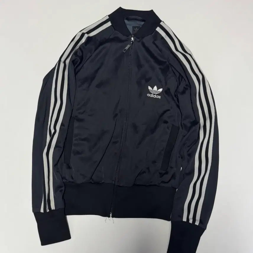 [BUNJANG] Adidas Old Skool Track Jacket Jersey Top S / 여성 아디다스 올드스쿨 삼선 블루종 져지 트랙탑 S