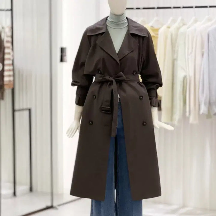 [BUNJANG] CC Collect Double Button Trench Coat / 23FW CC COLLECT 플랩 포인트 더블버튼 트렌치코트