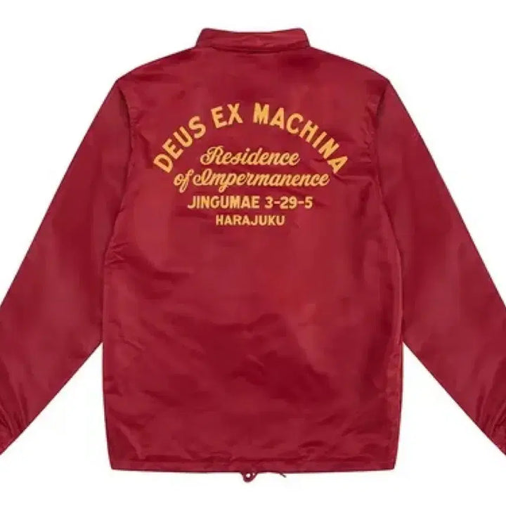 [SOLD OUT] DEUS(데우스), 코치 자켓(도쿄, RUMBA RED), M