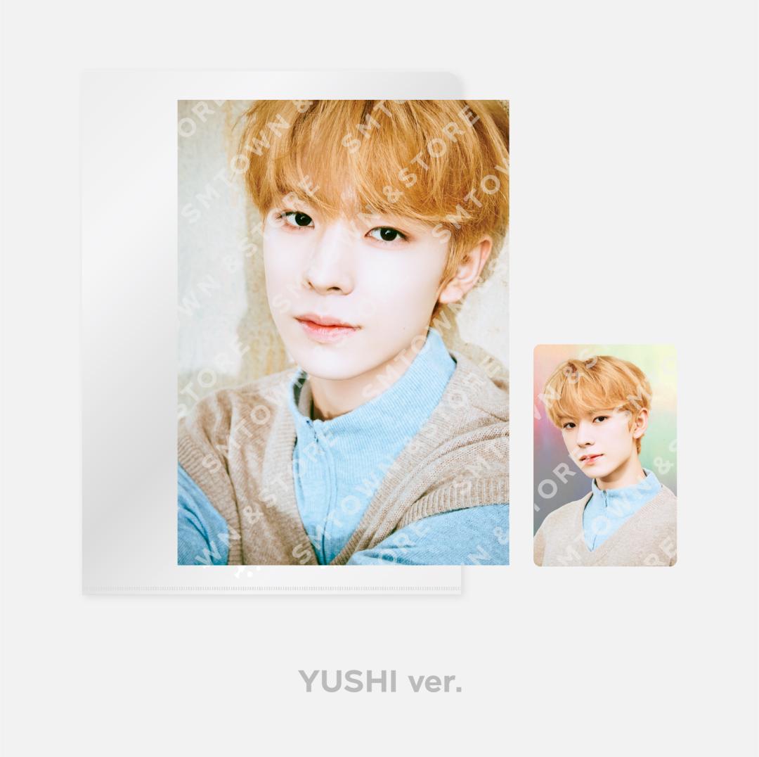 NCT Wish - "Wish Station" Official MD (4x6 Photo, Postcard + Hologram Photocard) - HALLYUSUPERSTORE