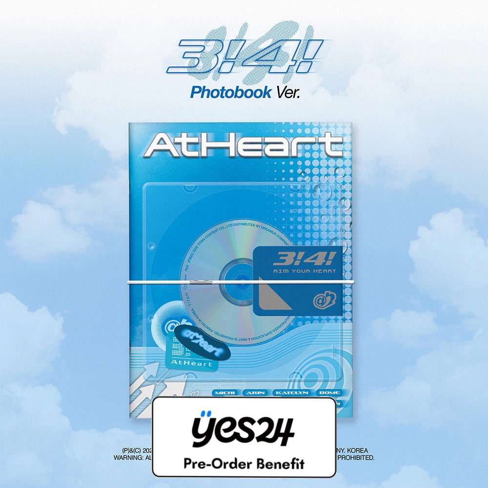 [Pre-Order] AtHeart - Single Album 3!4! (Photobook  Ver.) + Pre-Order Benefit (Choose Version)