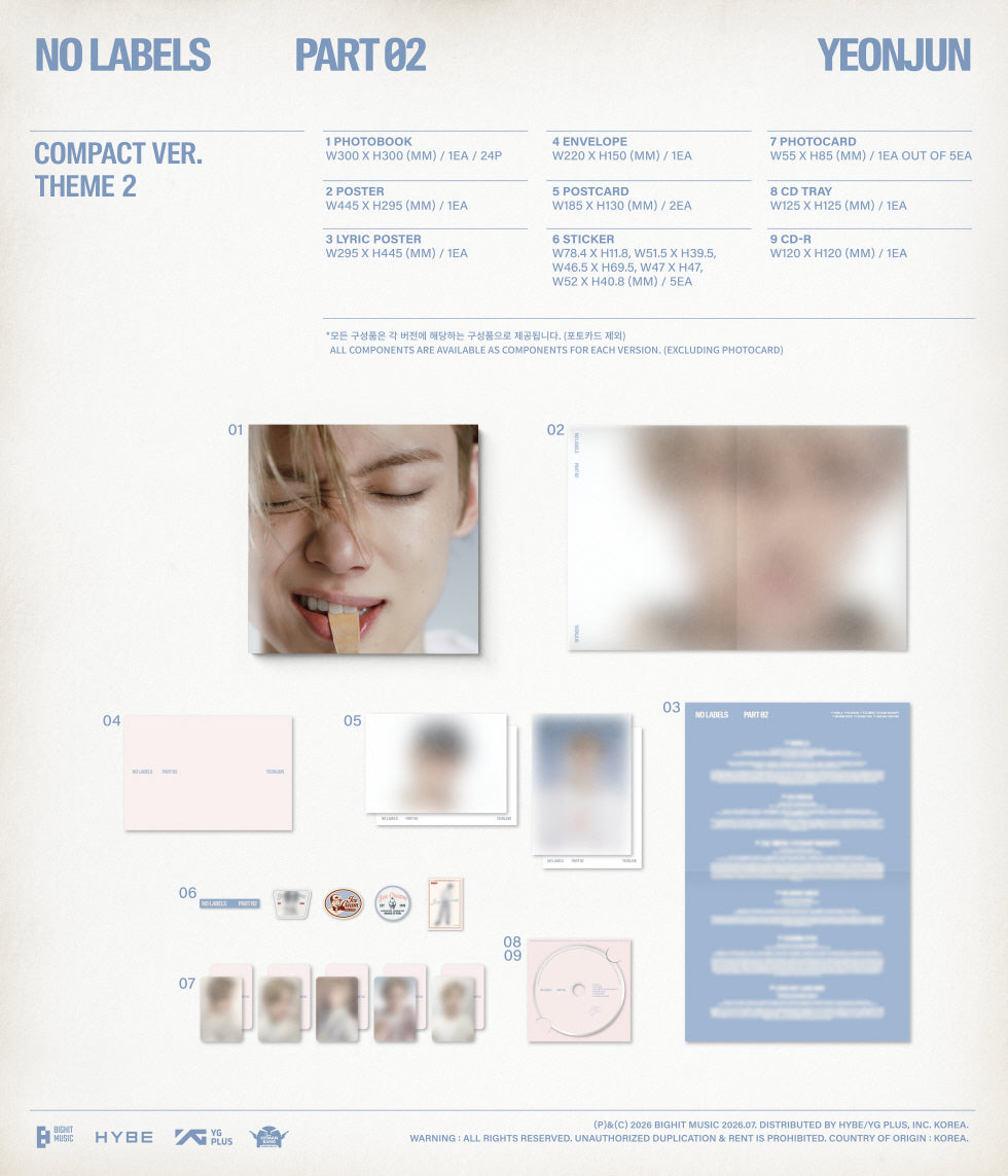 [B2B] NO LABELS: PART 02 (Compact Ver.) / [쇼핑몰] NO LABELS: PART 02 (Compact  Ver.)