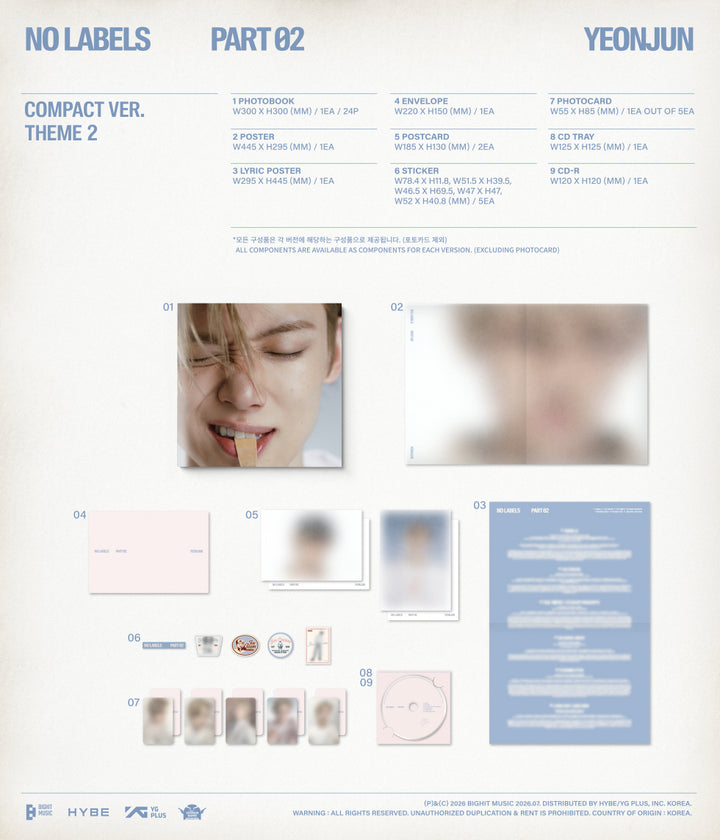 [B2B] NO LABELS: PART 02 (Compact Ver.) / [쇼핑몰] NO LABELS: PART 02 (Compact  Ver.)