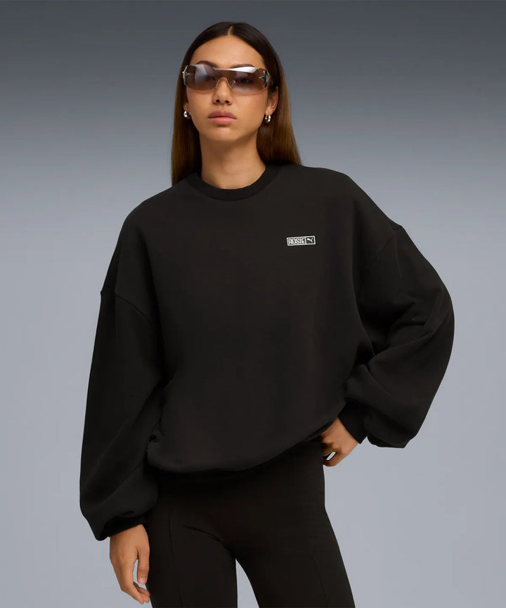 ROSE X PUMA - Oversized Crew TR - Black / 633803-01