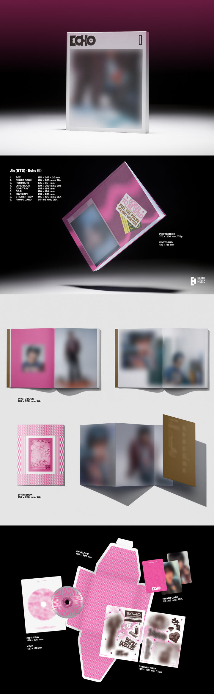 [SOLD OUT] 진 - 미니 2집 [Echo] 2번