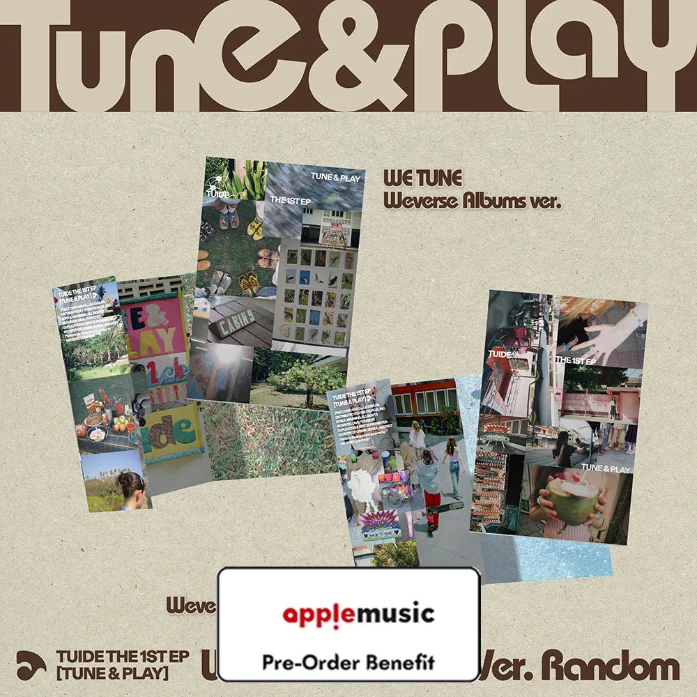 [Pre-Order] TUIDE - The 1st EP [TUNE &amp; PLAY] (Weverse Albums ver.) + Pre-Order Benefit (Choose Version)