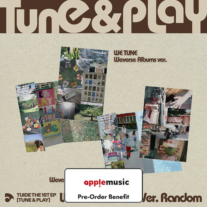 [Pre-Order] TUIDE - The 1st EP [TUNE &amp; PLAY] (Weverse Albums ver.) + Pre-Order Benefit (Choose Version)