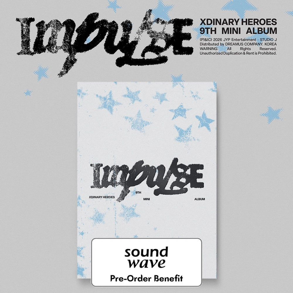 [Pre-Order] Xdinary Heroes - 9th Mini Album [IMPULSE] (POSTCARD BOOK Ver.) + Pre-Order Benefit (Choose Version)