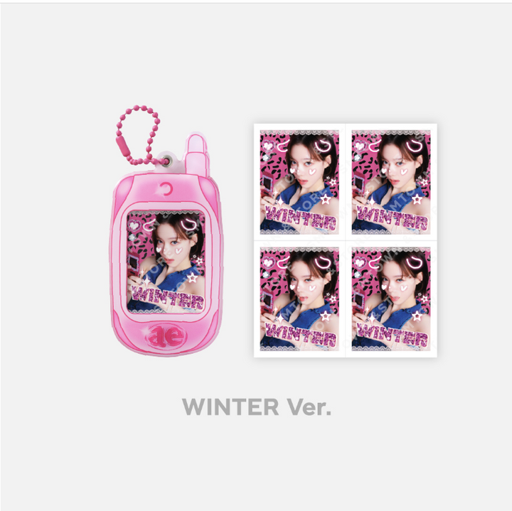 [In Stock MD] Aespa "Come to MY illusion" - Smtown &amp; Store RETRO KEY RING SET - HALLYUSUPERSTORE