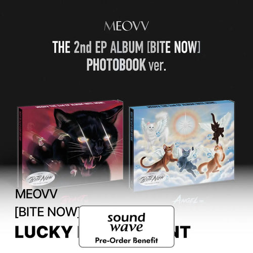 [Pre-Order] MEOVV - THE 2nd EP ALBUM [BITE NOW] (PHOTOBOOK ver.) + SoundWave LuckyDraw Event