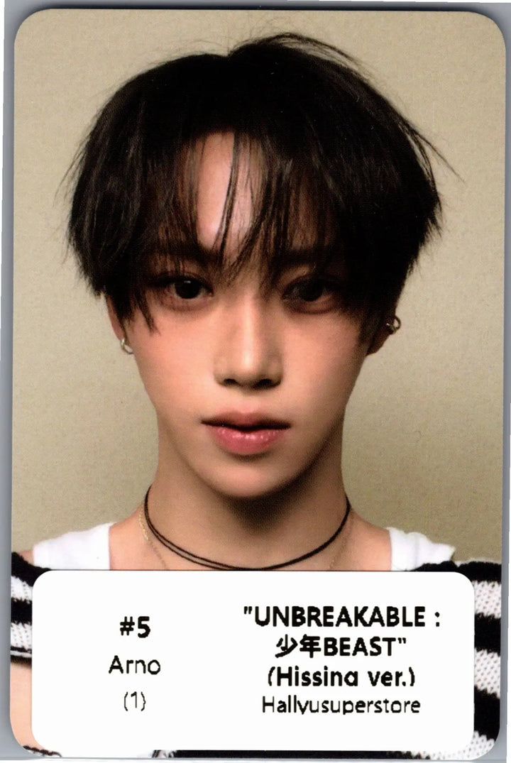 ALPHA DRIVE ONE "UNBREAKABLE : 少年BEAST" - Officail Photocard (Hissing Ver.) [26.08.25]