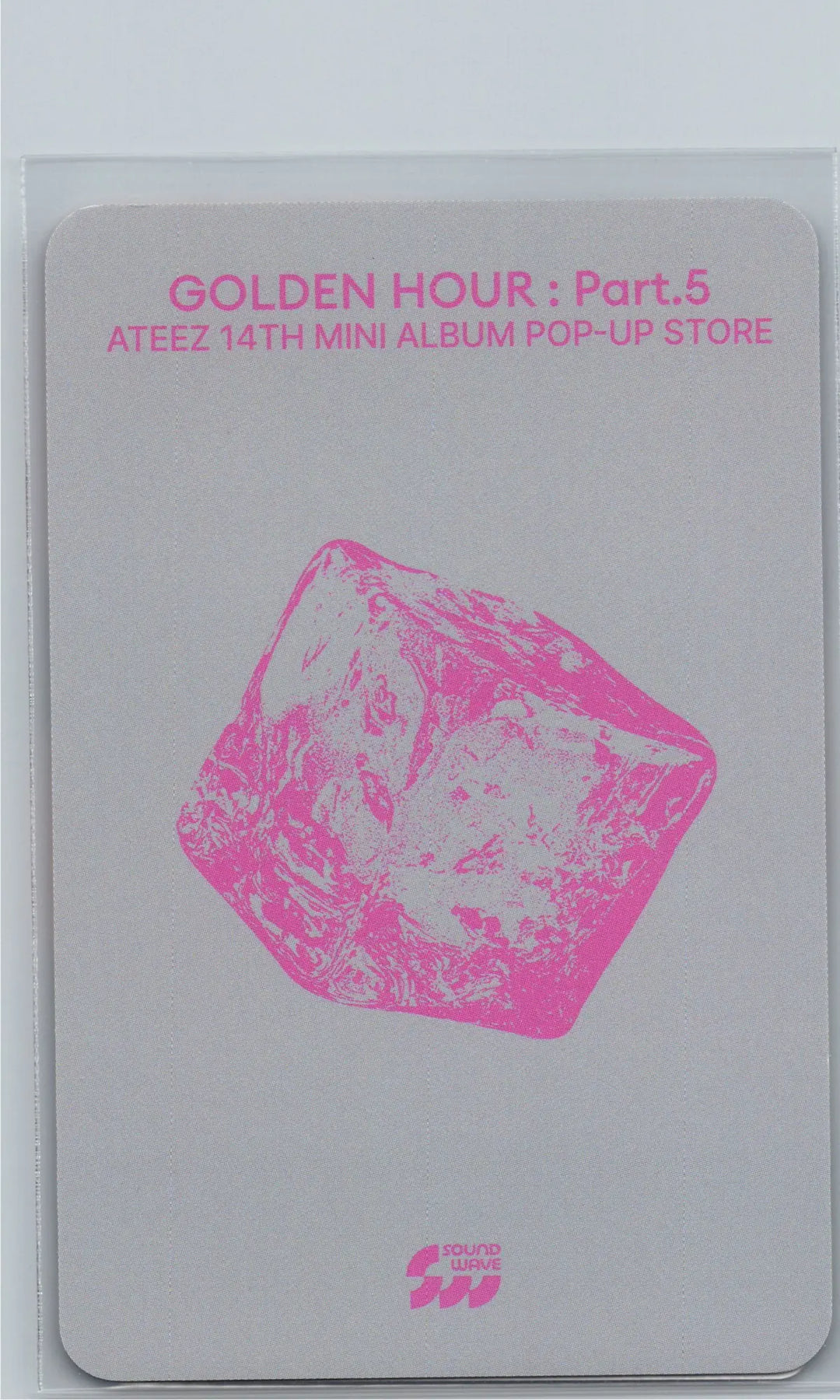 ATEEZ "GOLDEN HOUR : Part.5" - Soundwave POP-UP Lucky Draw Event Photocard, Card Sticker [26.06.26]