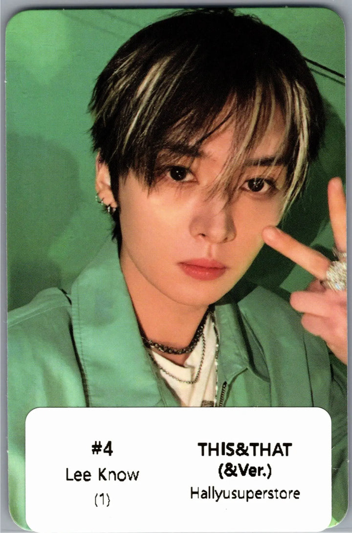 Stray Kids "THIS &amp; THAT" - Official Photocard, ID Photo Set (&amp; Ver.) [26.08.13]
