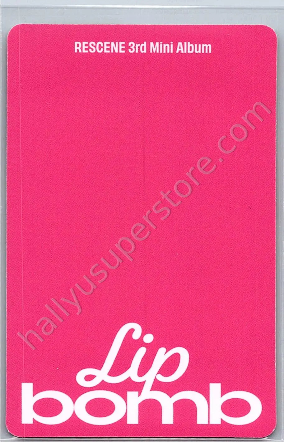 RESCENE - Minami - lip bomb album photocard balm version qr version