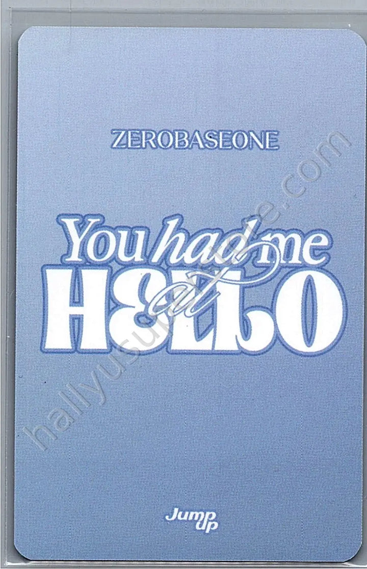 ZEROBASEONE - Hao - You Had Me at Hello apple music lucky draw (LD) set version