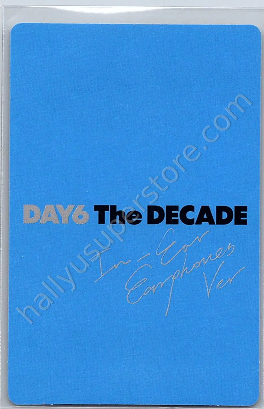 DAY6  - Dowoon - The Decade album photocard in-ear earphone version
