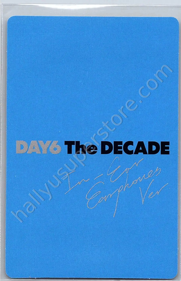 DAY6  - Dowoon - The Decade album photocard in-ear earphone version