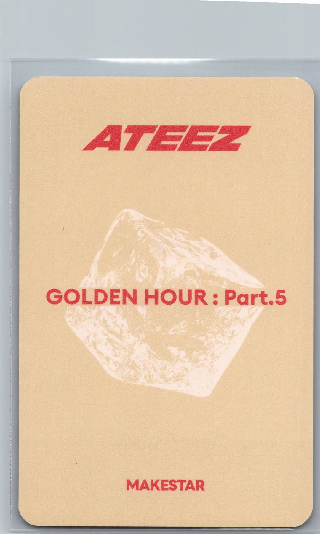 ATEEZ "GOLDEN HOUR : Part.5" - Makestar Pre-Order Benefit Photocard (CDP Ver.) [26.07.08]
