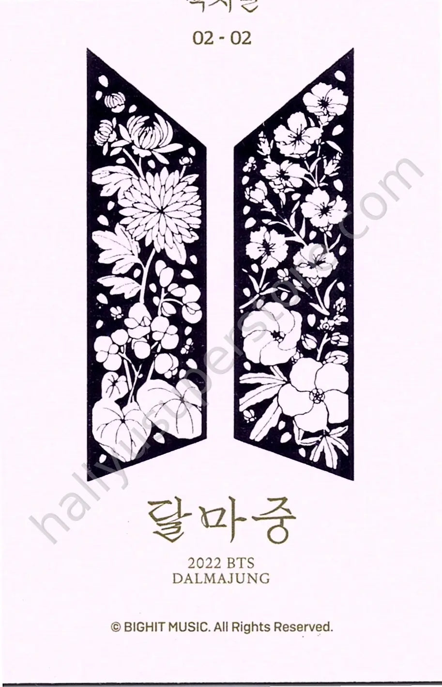 BTS - Jimin - Dalmajung 2022 2/2 mini photocard special version