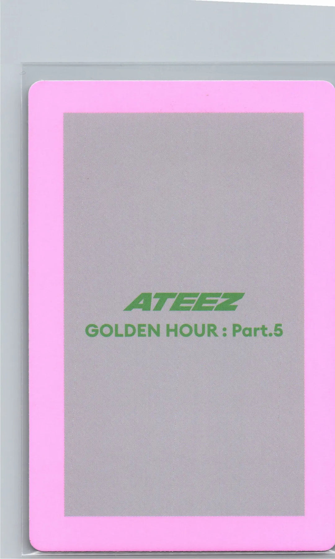 ATEEZ "GOLDEN HOUR : Part.5" - Official Photocard (A ver.) [26.06.26]