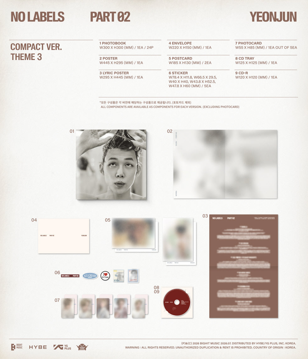 [B2B] NO LABELS: PART 02 (Compact Ver.) / [쇼핑몰] NO LABELS: PART 02 (Compact  Ver.)