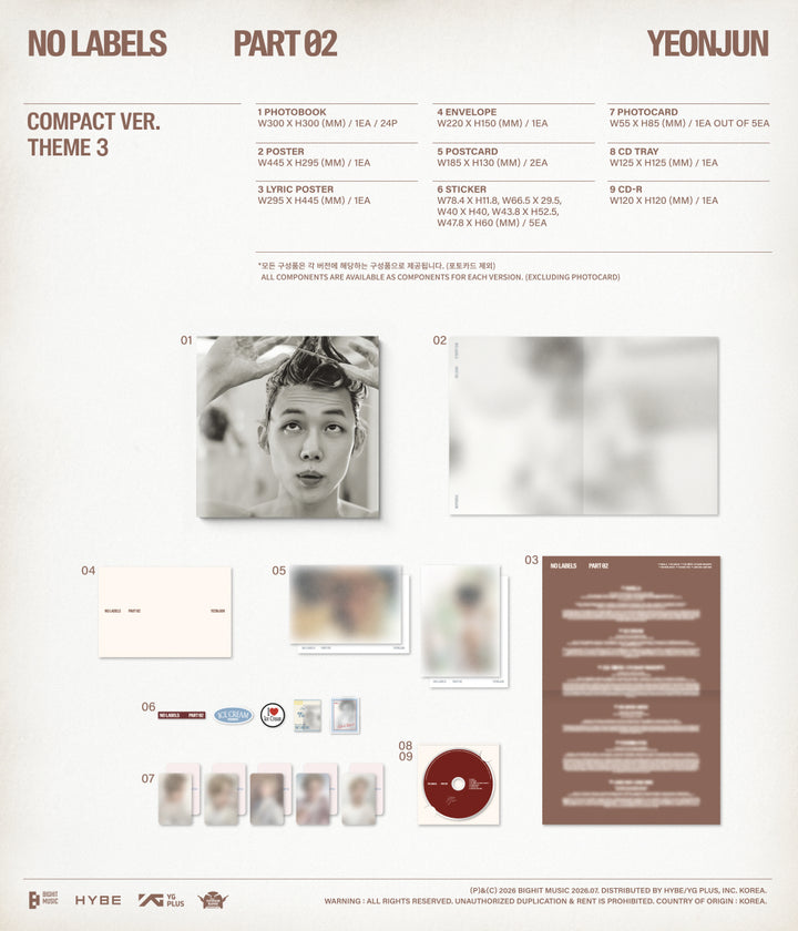 [B2B] NO LABELS: PART 02 (Compact Ver.) / [쇼핑몰] NO LABELS: PART 02 (Compact  Ver.)