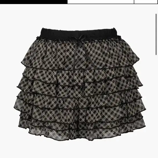 [BUNJANG] Roughneck Checkered Mini Skirt / 러프넥 체크 캉캉 미니 스커트
