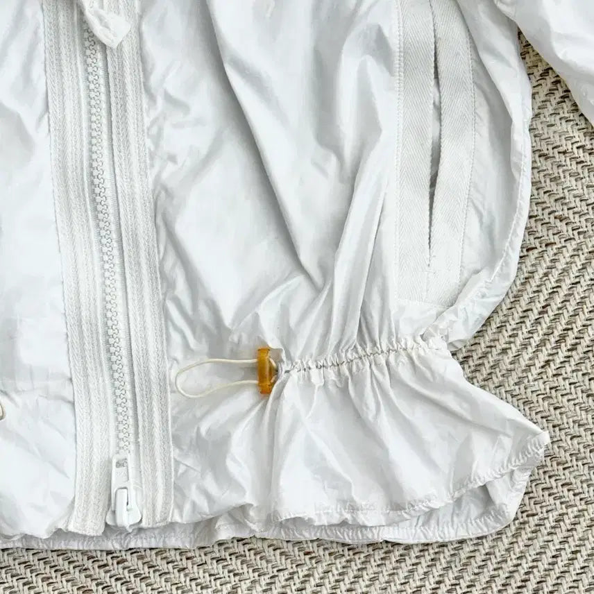 [BUNJANG] Adidas Stella McCartney White Windbreaker Jacket / 아디다스x스텔라멕카트니 흰색 바람막이