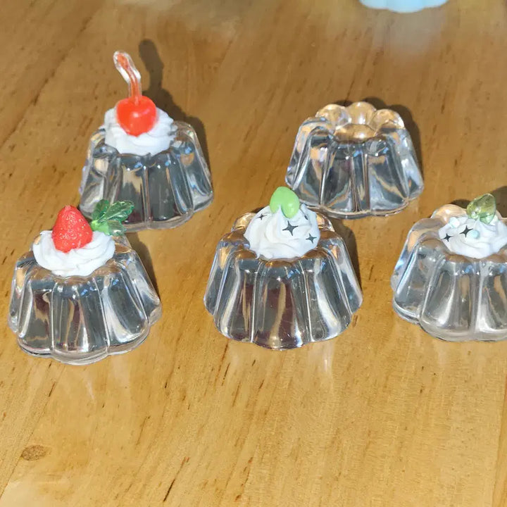 [BUNJANG] Aramode Pudding Object Keychain Set / 레진 푸딩 오브제 키링 아라모드 크림소다 거북이 말차 녹차