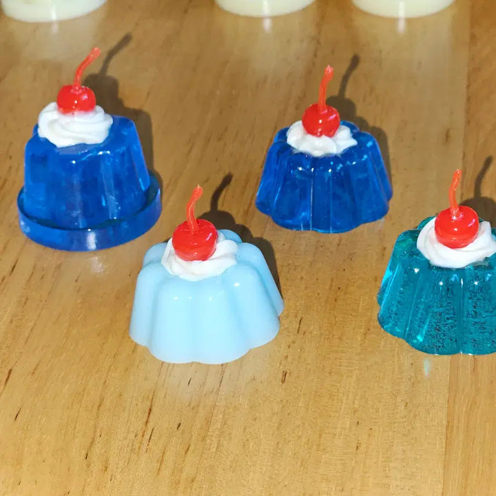 [BUNJANG] Aramode Pudding Object Keychain Set / 레진 푸딩 오브제 키링 아라모드 크림소다 거북이 말차 녹차