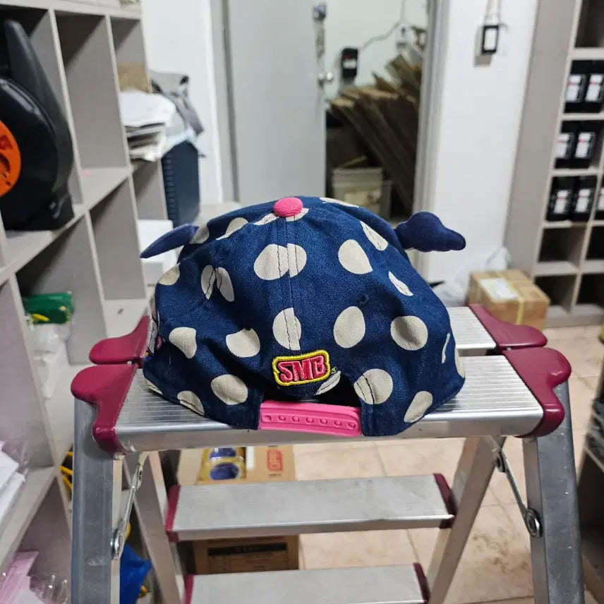 [BUNJANG] Superbound Dot Pattern Ball Cap / 슈퍼바운드 캡모자 핑크 도트