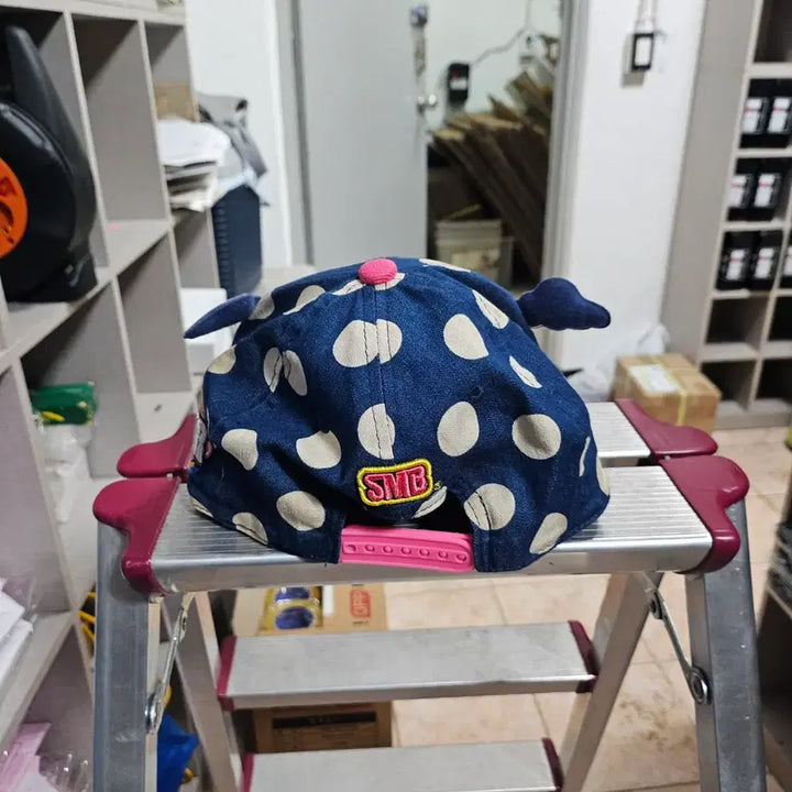 [BUNJANG] Superbound Dot Pattern Ball Cap / 슈퍼바운드 캡모자 핑크 도트