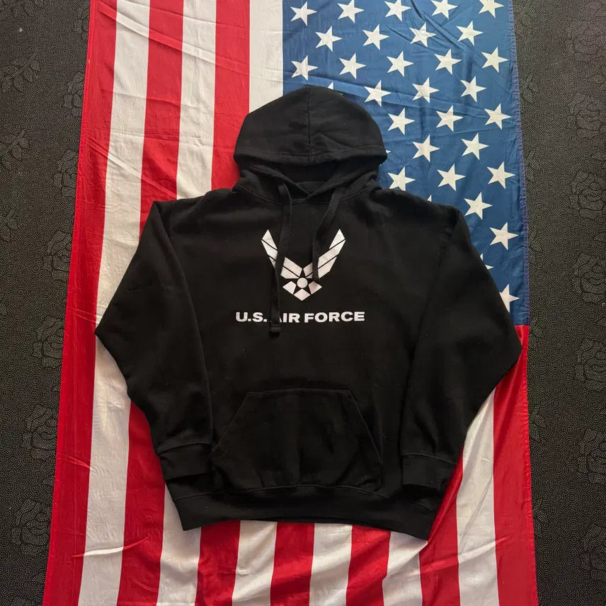 [BUNJANG] U.S. Air Force Sweat Hoodie / [L] military u.s air force 스웻 후드티셔츠