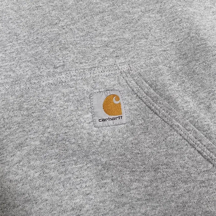 [BUNJANG] Carhartt Grey Oversized Hoodie / 칼하트 그레이 후드티 오버핏