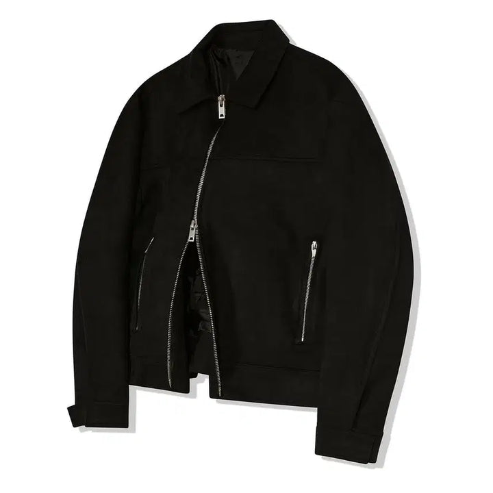 [SOLD OUT] (1회착용)아이러니포르노 바이커 스웨이드 자켓 M [정가 88,000원]