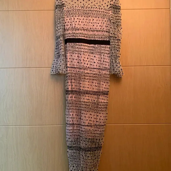 [BUNJANG] E.BLANC Dot See-through Dress / 에스블랑 도트 시스루 원피스