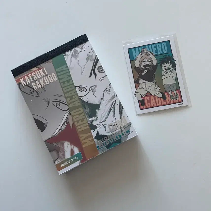 [BUNJANG] My Hero Academia Childhood Friends Memo Pad with Bromide / [[6/10까지]] 나히아 소꿉친구 메모패드 브로마이드 포함