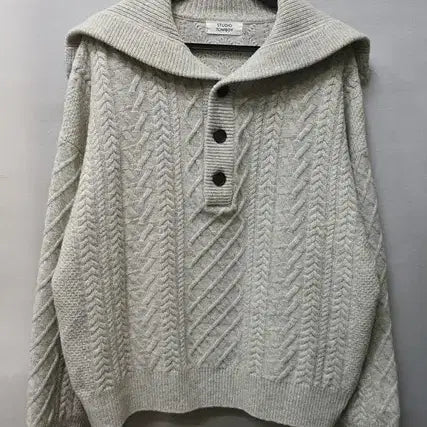 [BUNJANG] Studio Tomboy Cable Knit Sweater / 스튜디오톰보이 케이블 니트 F