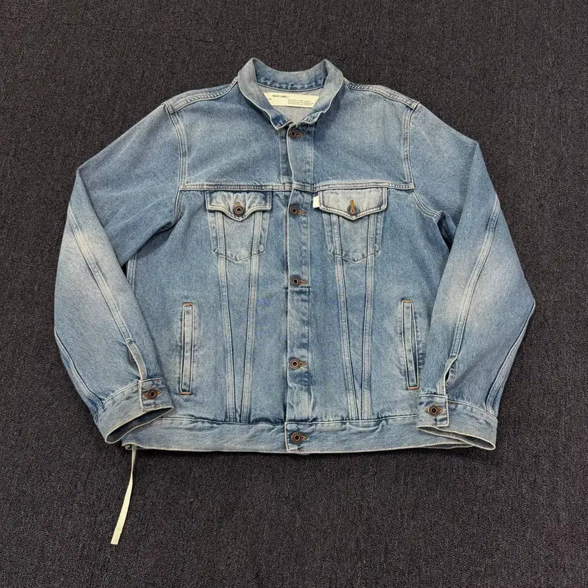 [BUNJANG] Off-White Denim Jacket / 오프화이트 데님 자켓