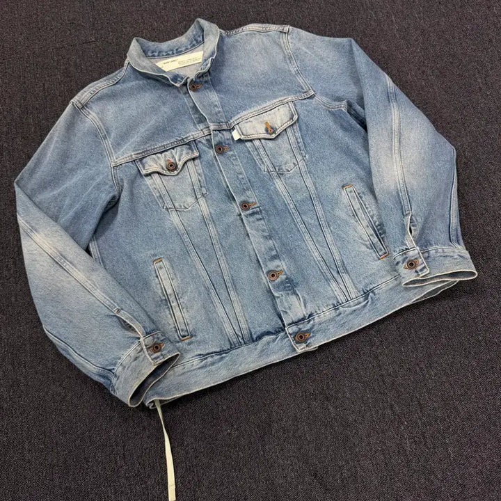[BUNJANG] Off-White Denim Jacket / 오프화이트 데님 자켓
