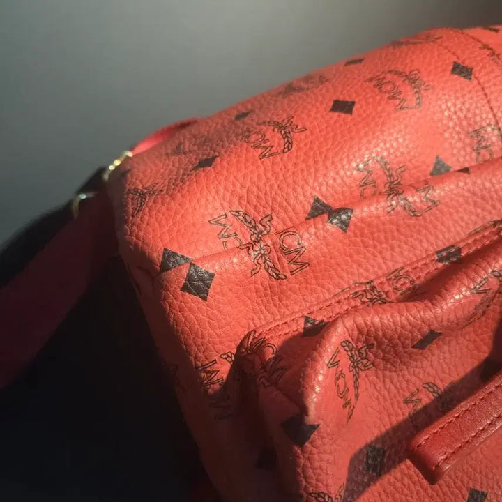 [BUNJANG] MCM Visetos Pink Backpack / MCM 핑크색 백팩 가방