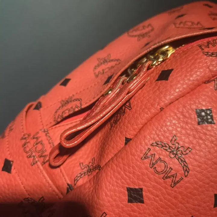 [BUNJANG] MCM Visetos Pink Backpack / MCM 핑크색 백팩 가방