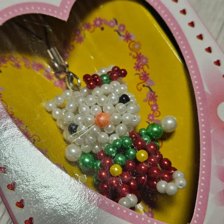[BUNJANG] Vintage Hello Kitty Bead Strap / 급전할인 고전키티스트랩 고전키티비즈키링 새상품 고전킽스 비즈키티스트랩
