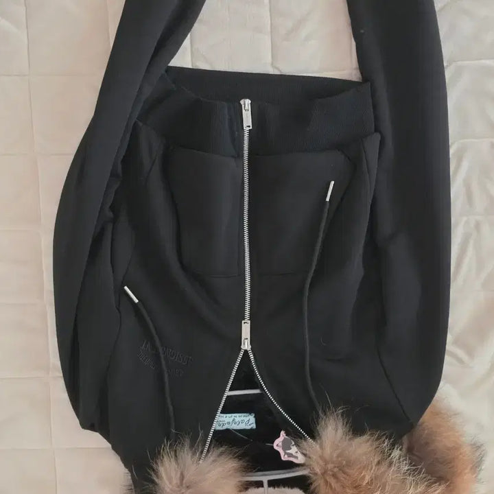 [BUNJANG] Pale Jade Wolf Joe Hooded Zip-up Jacket / 페일제이드 울프 조 후드집업 블랙 s사이즈