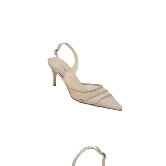 [SOLD OUT] 라벨르블랑 지젤 슬링백 메쉬 인디핑크 7cm 245size