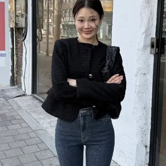 [BUNJANG] Hazelmode Tweed Jacket / 헤이즐모드 트위드자켓 팝니다.