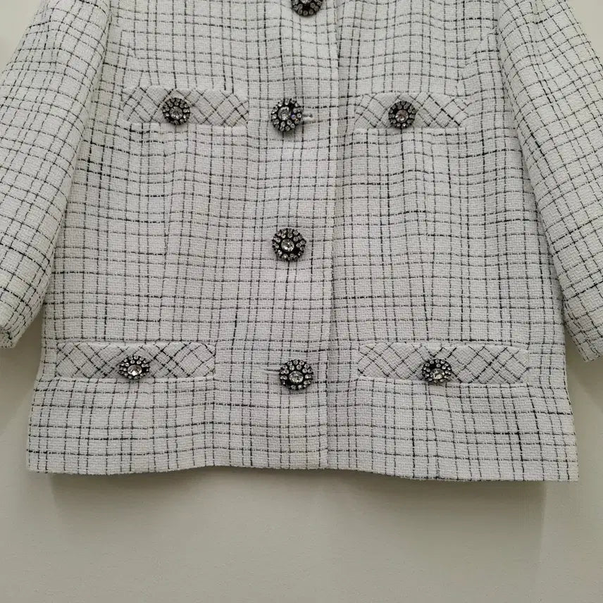 [SOLD OUT] 모조에스핀 반팔 트위드 자켓