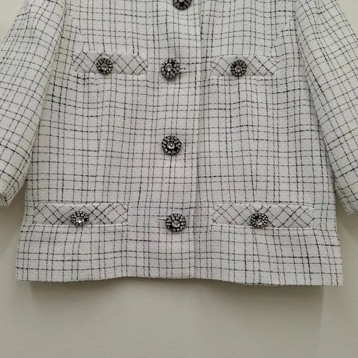 [SOLD OUT] 모조에스핀 반팔 트위드 자켓