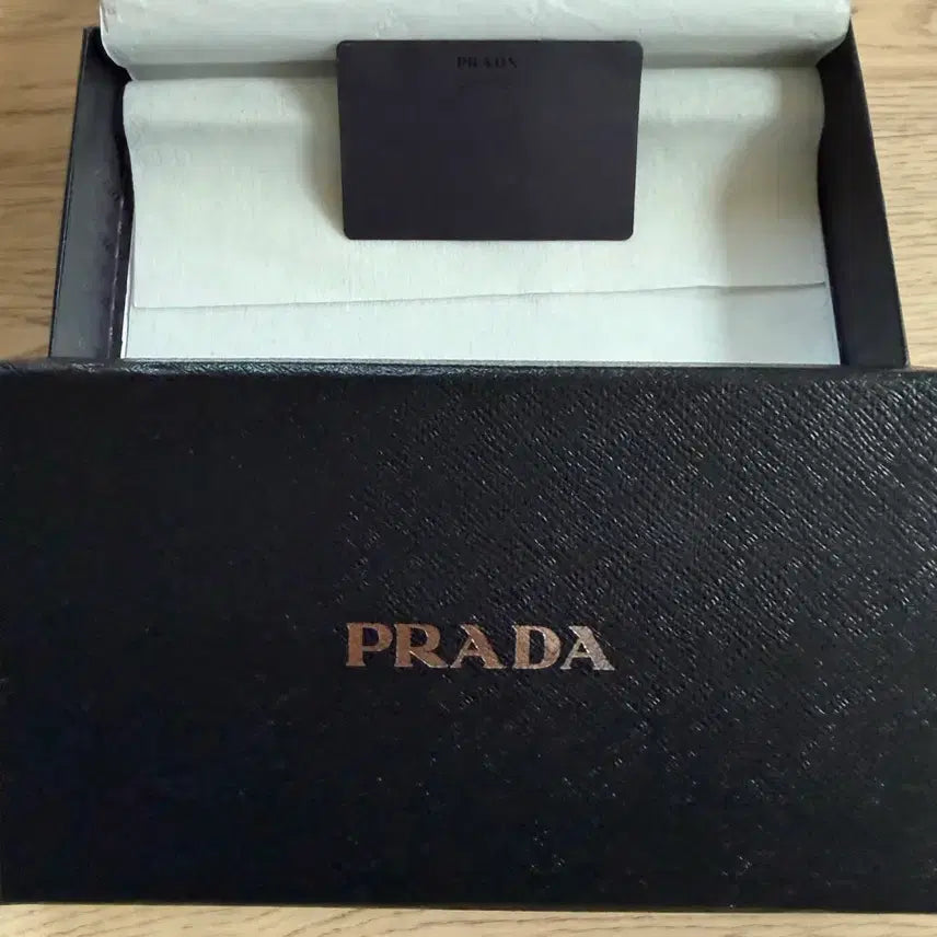 [BUNJANG] Prada Saffiano Black Long Wallet / 프라다 사피아노 블랙 장지갑 풀박스